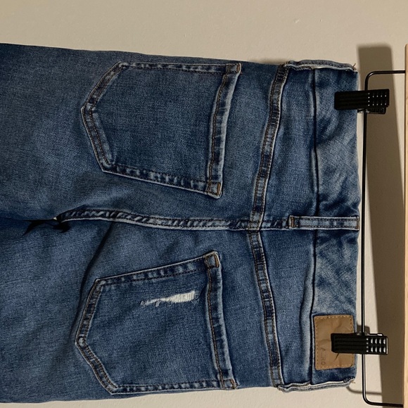 Aeropostale Ripped Blue Skinny Jeans - Picture 5 of 6